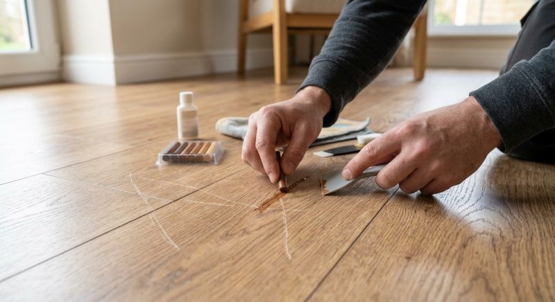 Laminate Floor Scratch Repair in Jefferson County, CO