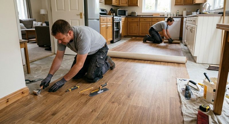Linoleum Flooring Replacement in Jefferson County, CO