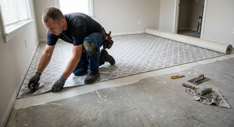 Sheet Vinyl Installation in Evergreen, CO
