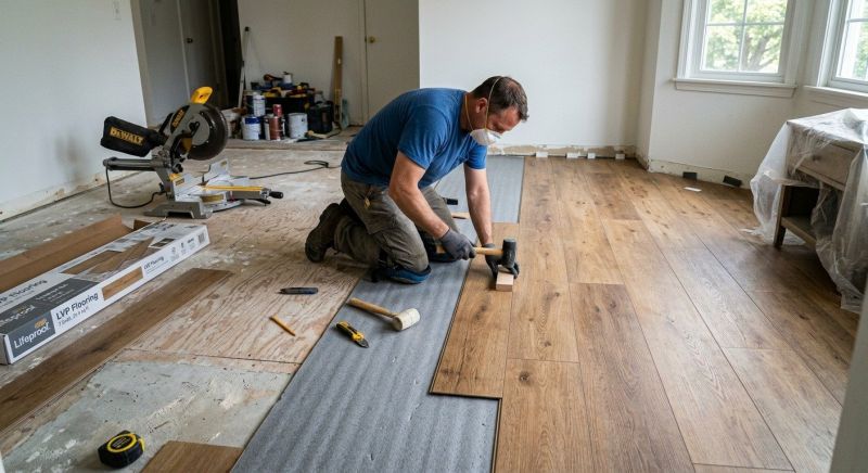 Vinyl Floor Remodeling in Jefferson County, CO