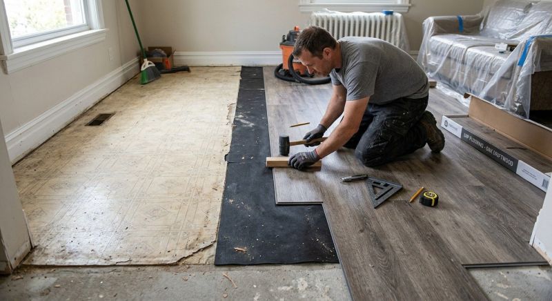 Vinyl Floor Remodeling in Jefferson County, CO