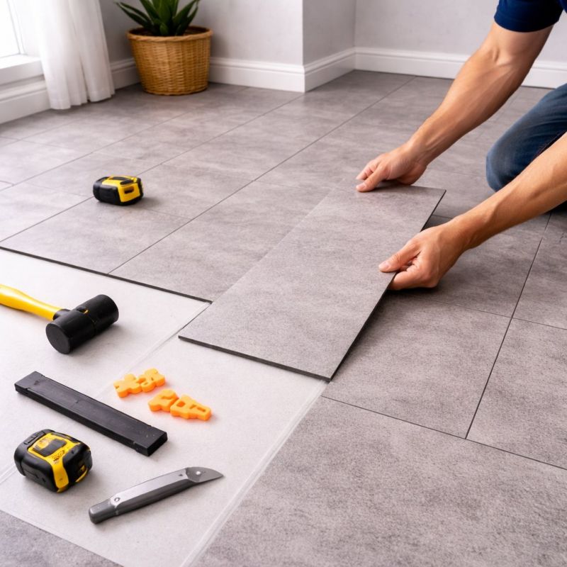 Vinyl Tile Replacement in Jefferson County, CO